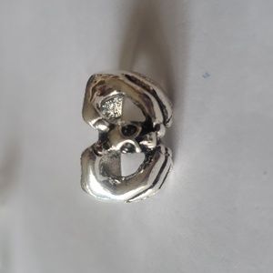 Two Tone Hug Skull Ring Men's Rings size 11 & size 13
